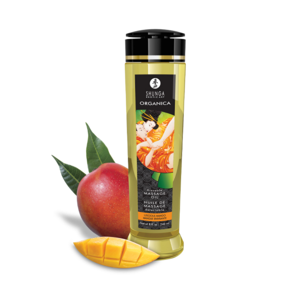 Huile de Massage Organica Mangue Enivrante 240 ml Shunga 